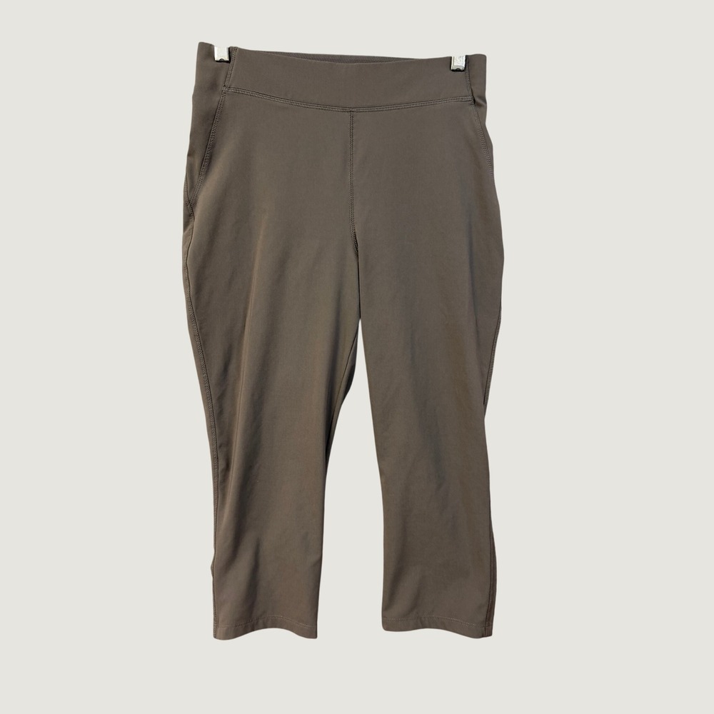 Columbia Omni-Shield Brown Cropped Leggings Womens Medium Capri Hiking Pants